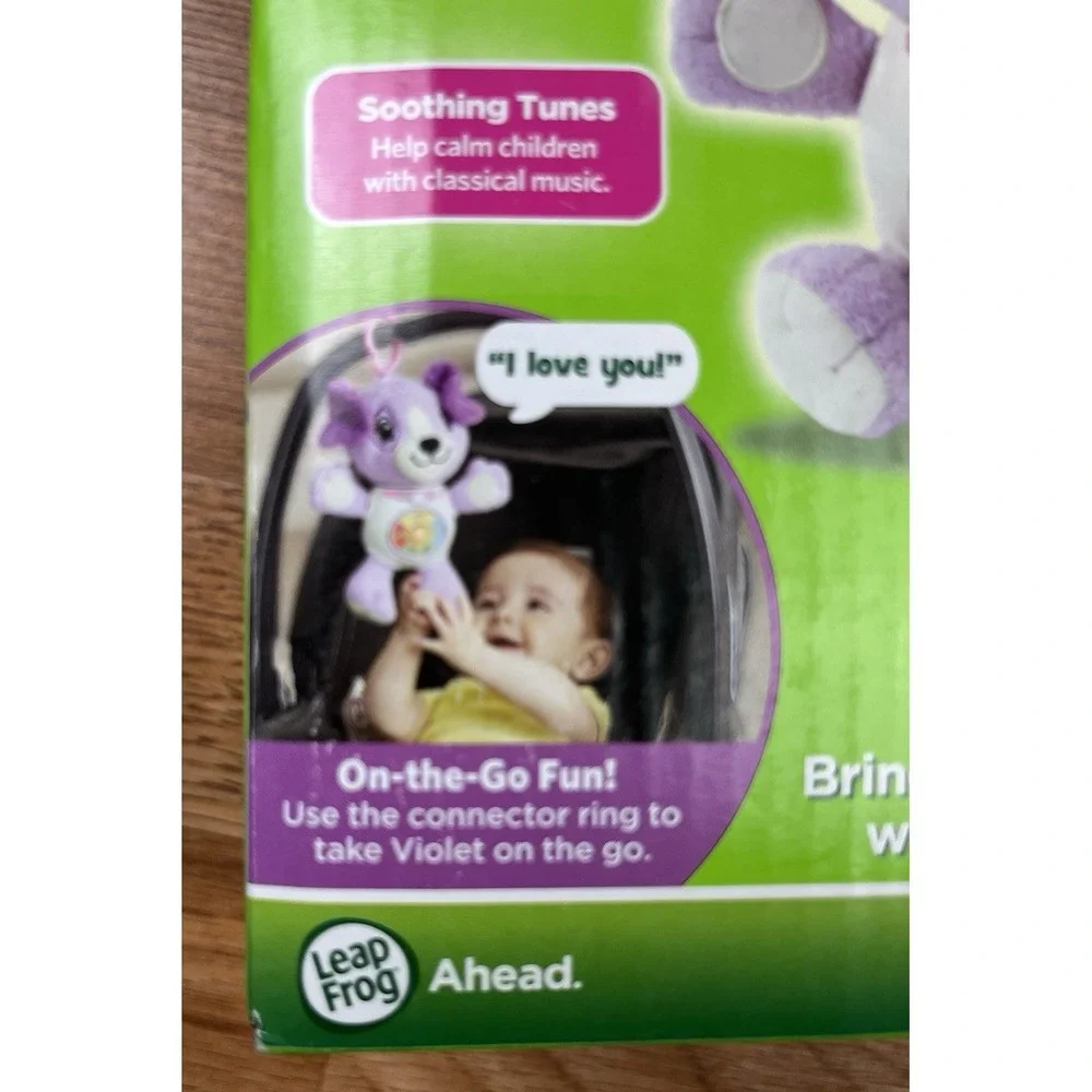 Leap Frog Sing & Snuggle Violet Interactive Plush Purple Puppy Learning Toy NEW